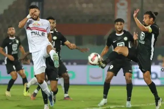 تعادل الزمالك والبنك الأهلي في الشوط الأول