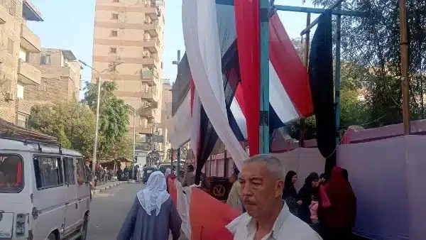 انطلاق التصويت في لجان المنيب بالمدرسة الشهيد جمال حسين