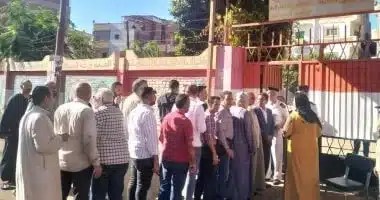 انتظام التصويت بدائرة كوم حمادة بالبحيرة