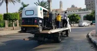 حملات القاهرة لضبط مركبات التوك توك والسكوتر المخالف