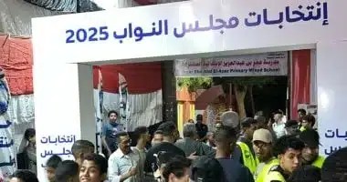 حشود انتخابية في لجان الأقصر خلال اليوم الثاني
