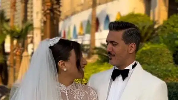 أول لقطات من حفل زفاف هايدي موسى ومحمد غانم