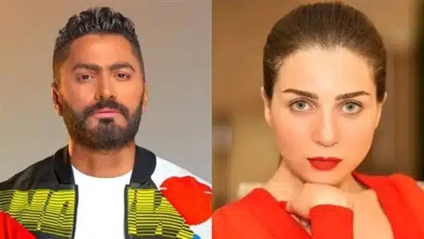تهنئة تامر حسني لمي عز الدين بزواجها من أحمد تيمور
