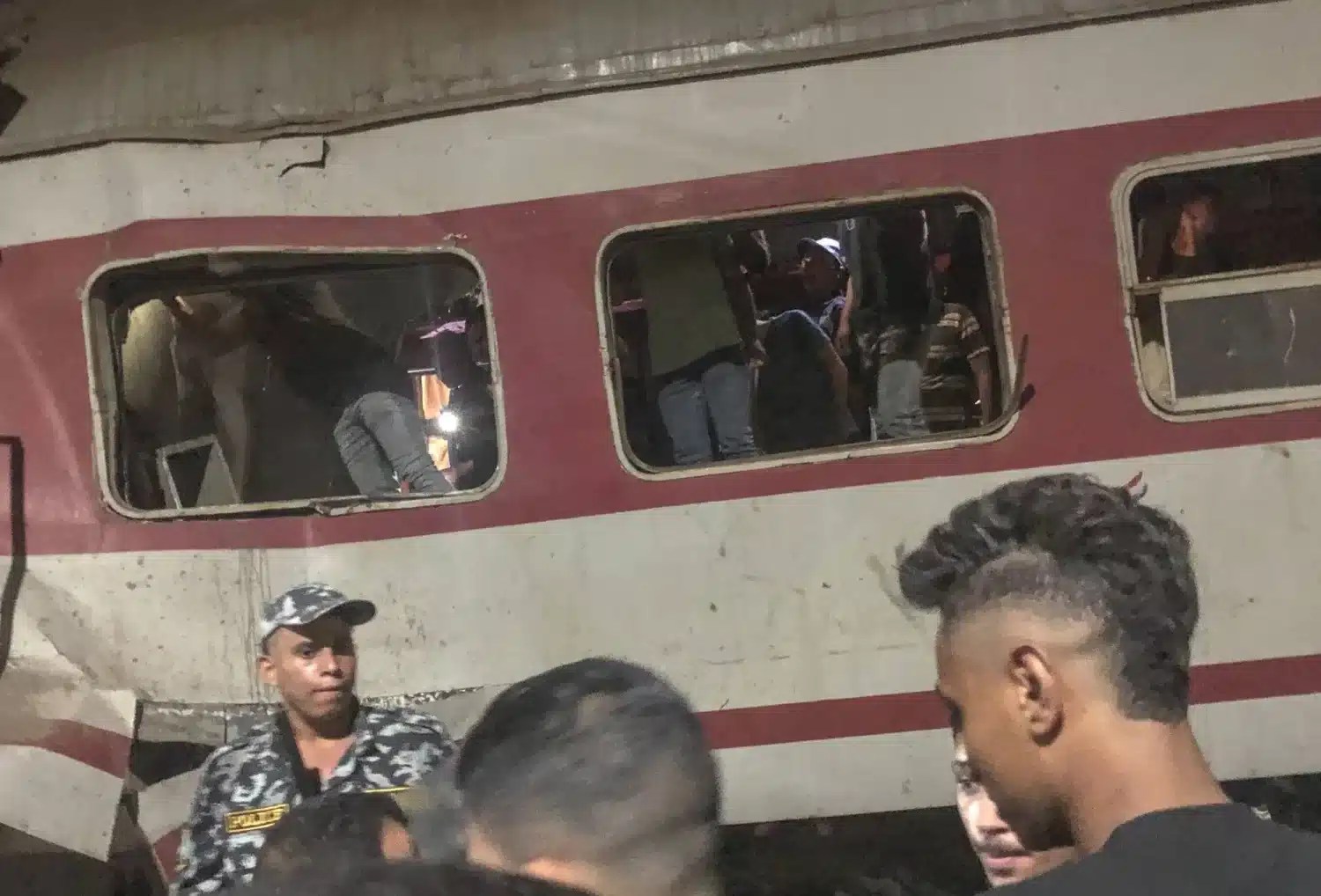 قطار العياط يدهس طالبة أثناء عبور السكة الحديد