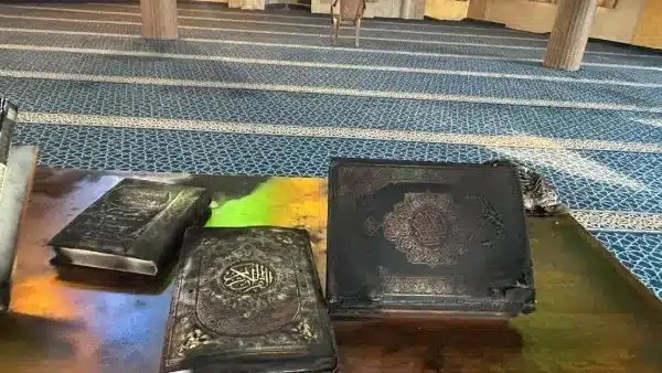إحراق مصاحف في مسجد بسلفيت