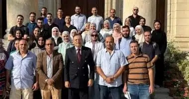 قافلة تنموية من جامعة القاهرة تصل الحوامدية