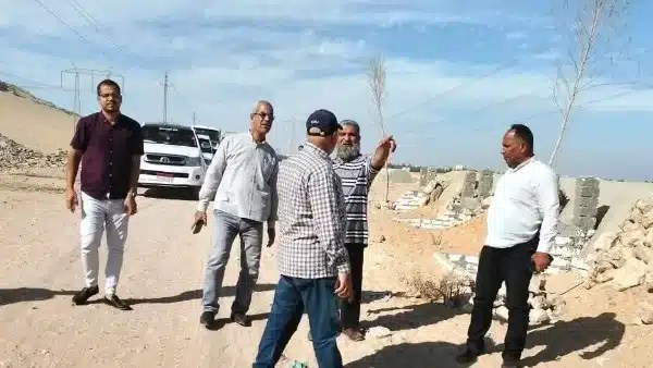 تطوير طريق الضغط العالي بديروط بأسيوط