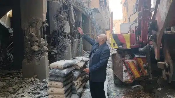 إزالة مخالفات البناء بشبرا الخيمة