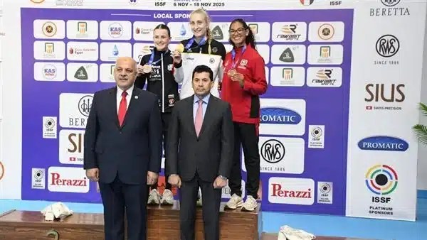 تكريم أبطال مصر في بطولة العالم للرماية 2025