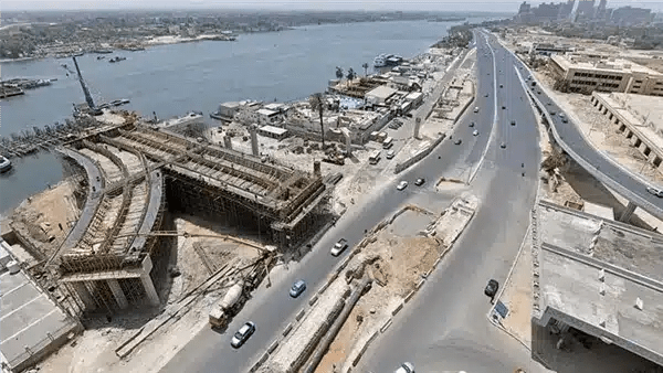 إغلاق كلي لمحور 3 يوليو امتداد كوبري شمال طرة