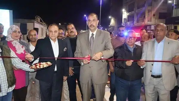 افتتاح كوبري كورنيش النيل الغربي في سوهاج