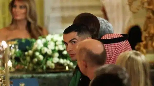 رونالدو في عشاء ترامب لولي العهد السعودي