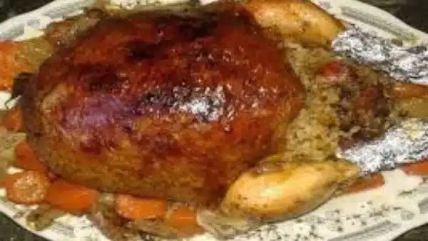 الفراخ المحشية في المنزل