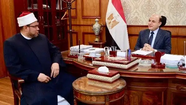 مناقشات هامة بين محافظ كفر الشيخ ووكيل وزارة الأوقاف