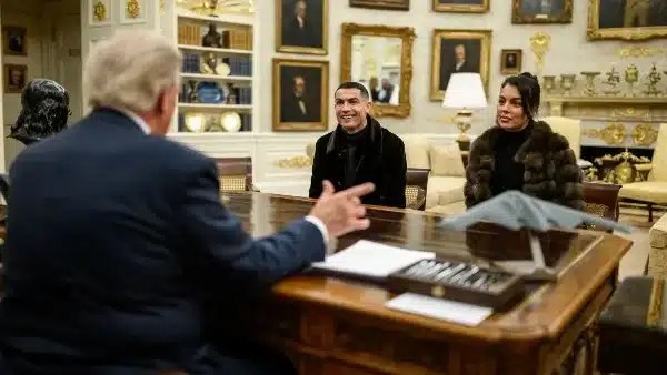 ترامب يستضيف رونالدو وجورجينا في البيت الأبيض