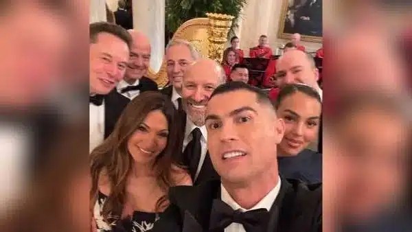 رونالدو في البيت الأبيض خلال عشاء رئاسي استثنائي