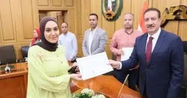 تكريم 30 فتاة خريجة في التدريب المهني بالمنوفية