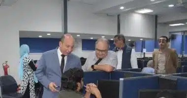 عميد طب قصر العيني يتفقد امتحانات البكالوريوس دعماً للطلاب