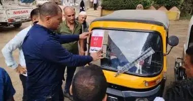 تنظيم حركة التوك توك في العياط بتعريفة موحدة