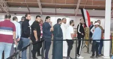 إقبال المصريين في الكويت على صناديق الاقتراع