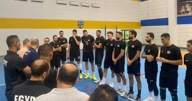 منتخب الكرة الطائرة يستعد لكأس التحدي بالأردن