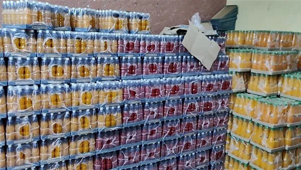 ضبط 4 آلاف لتر عصير مجهول المصدر في المنوفية