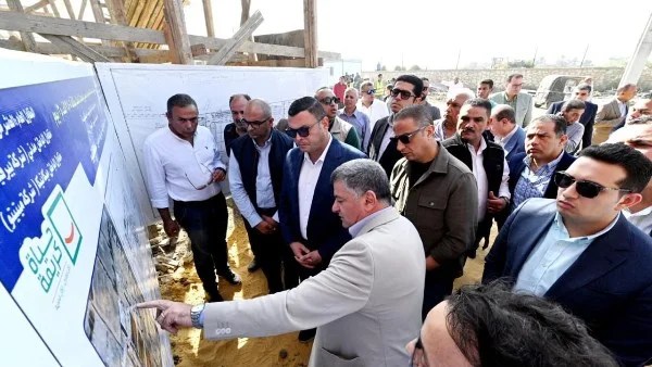 تفقد توسعات محطة معالجة كحك بيوسف الصديق