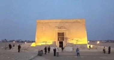 ظاهرة تعامد الشمس تغيب عن قدس الأقداس في الفيوم