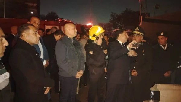 تشكيل لجنة لفحص عقارات متأثرة بحريق مخزن بالمرج