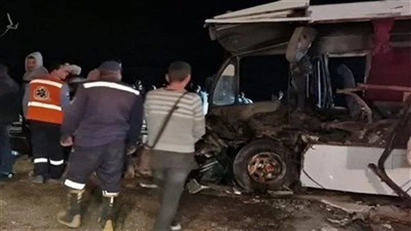 إصابة 5 أشخاص في حادث تصادم بالمنوفية