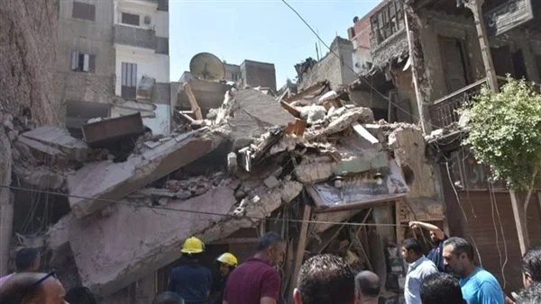 انهيار عقار في إمبابة وفصل الغاز الطبيعي لحماية المواطنين