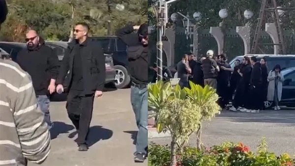 جثمان الماكير محمد عبد الحميد يصل مسجد الشرطة بالشيخ زايد