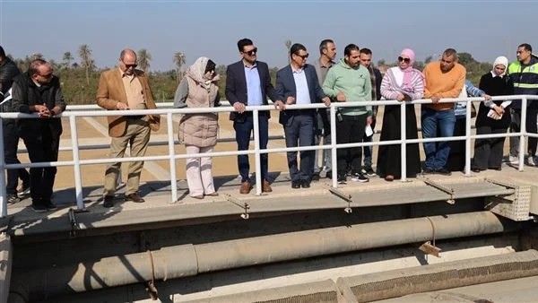 رئيس مياه القليوبية يتفقد محطة بلتان لتحسين الصرف الصحي