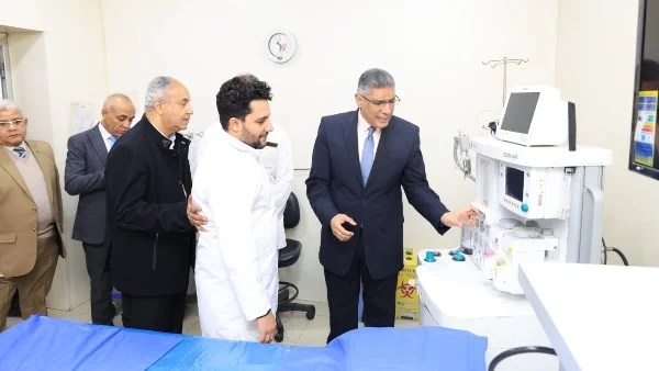 افتتاح قسم رعاية المخ والأعصاب بمستشفى الوراق المركزي