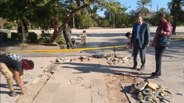 ترميم معبد الكرنك وإزالة المخالفات بالأقصر