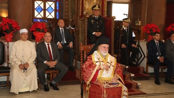 احتفال بطريركية الروم الأرثوذكس بعيد الميلاد في القاهرة