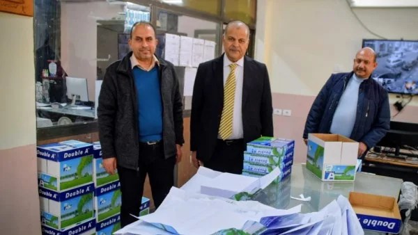 استعدادات مطبعة بورسعيد لامتحانات نصف العام