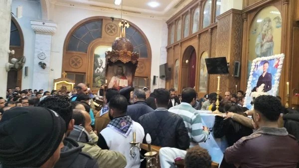 تشييع جثمان ضحية الهجرة غير الشرعية في المنيا