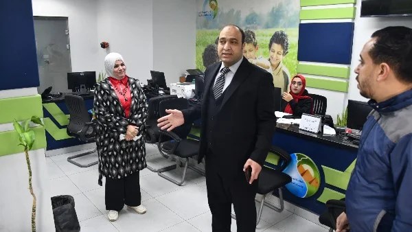 متابعة سير العمل في قطاع مياه الشرب بالجيزة