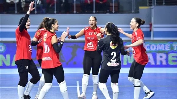سيدات طائرة الأهلي تواصل التألق في دوري المرتبط