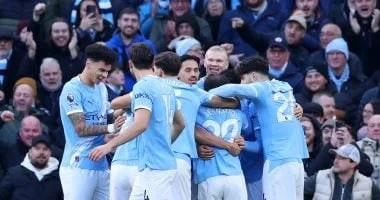 مانشستر سيتي يتقدم على وست هام 2-0 في الشوط الأول