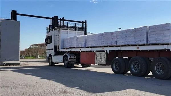 الهلال الأحمر المصري يدعم غزة بـ 7 آلاف طن مساعدات