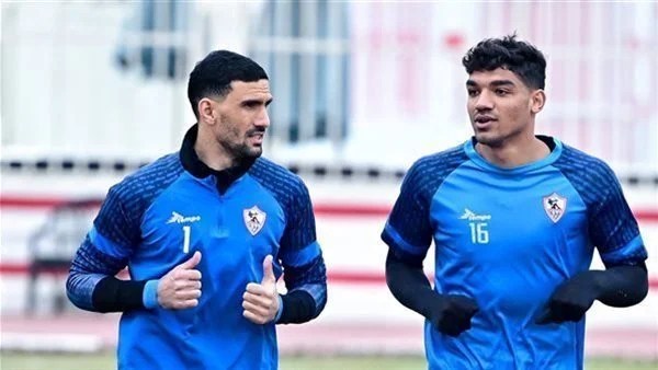 استمرار محمد عواد في حراسة مرمى الزمالك ضد المصري