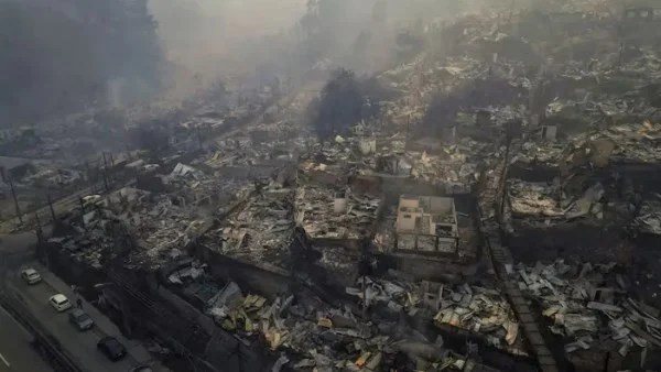 حرائق غابات في تشيلي تودي بحياة 19 شخصًا وتشريد 20 ألفًا