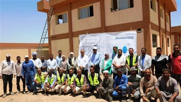 بدء التشغيل التجريبي لمحطة الطوناب للصرف الصحي بأسوان