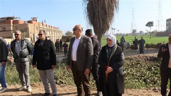 حملة لإزالة التعديات في سندبيس بالقليوبية