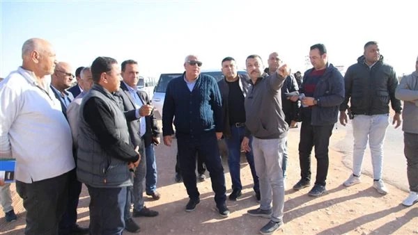 متابعة مشروعات تنموية في مركز بلاط بالوادي الجديد