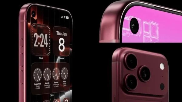 تسريبات تكشف عن تصميم iPhone 18 Pro بلون جديد مميز