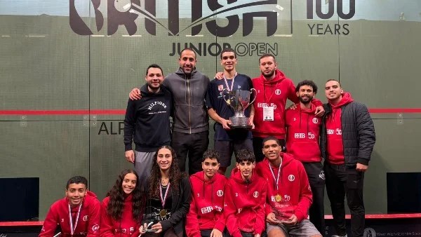 نتائج مبهرة لإسكواش الأهلي في بطولة إنجلترا