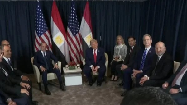 السيسي يشيد بترامب ويؤكد ضرورة إنهاء أزمة غزة وسد النهضة